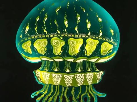 Jellyfish table lamp