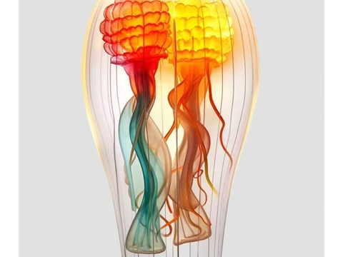 Jellyfish table lamp