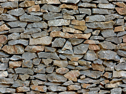 Seamless outdoor building rock block stone wall brick wall ground