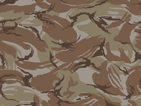 Camouflage Pattern Fabric