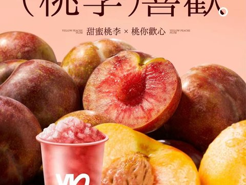 Fruit Milk Tea Juice Poster