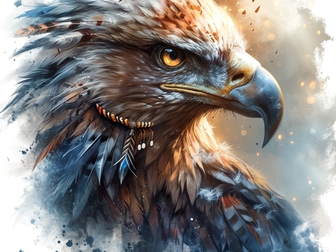 Eagle Animal Decorative Painting