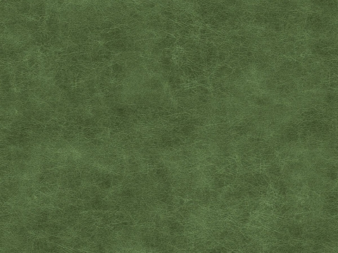 Green fine grain leather