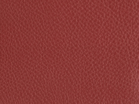 Red textured leather