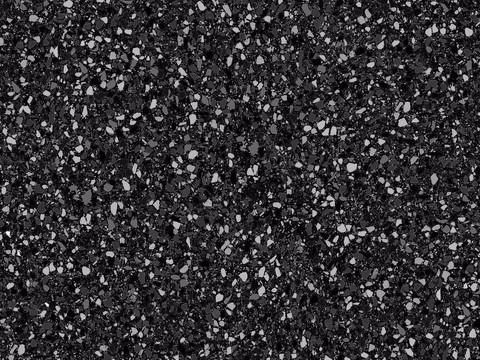 Black terrazzo