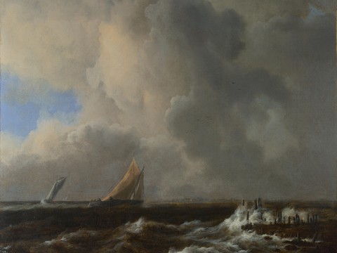 Sailing oil painting works by world famous painters