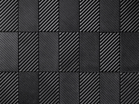 Black Tile Mosaic