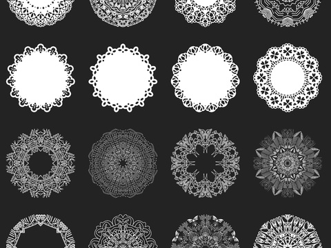 High-precision lace pattern