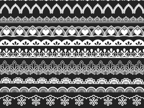 High-precision lace pattern