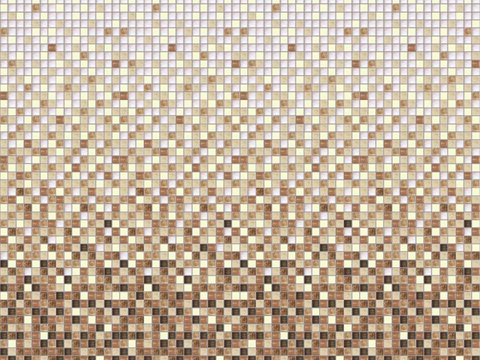 Coffee gradient mosaic