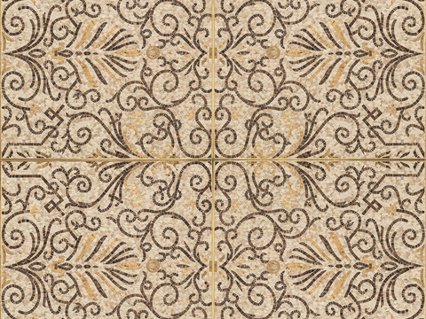 Seamless beige vintage Roman marble stone mosaic pattern ceramic tile tile antique tile floor tile wall tile