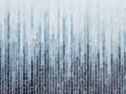 Blue Gradient Mosaic