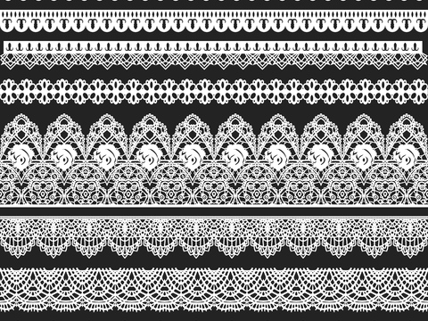 High-precision lace pattern