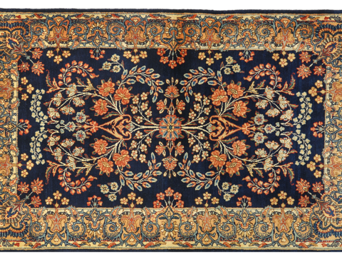 Buckle-free European classical retro Persian carpet