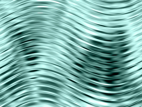 Wavy Water Art Glass