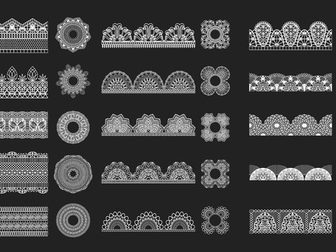 High-precision lace pattern