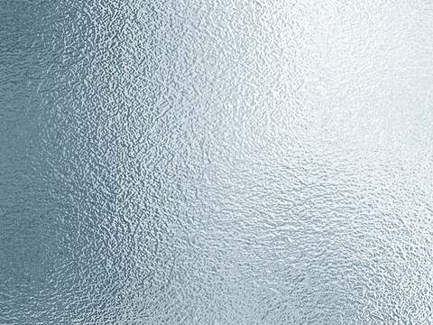 Frosted Texture Glass Ice Blue Art Glass