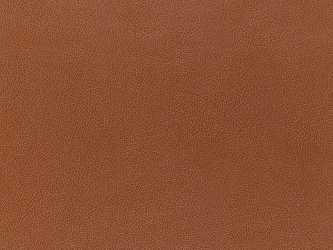 Orange fine-grain leather