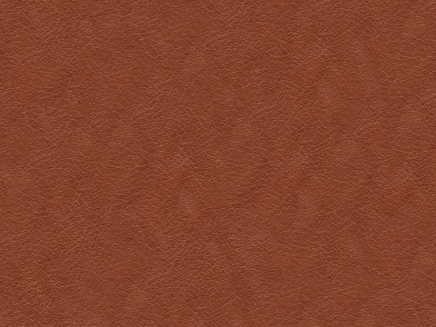 Orange fine-grain leather