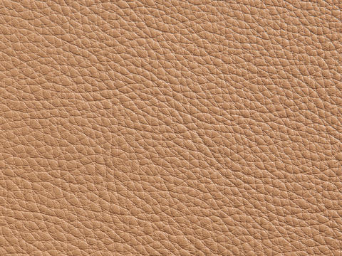 Orange fine-grain leather