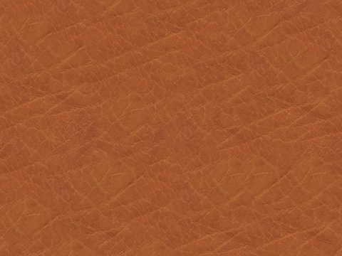 Orange fine-grain leather