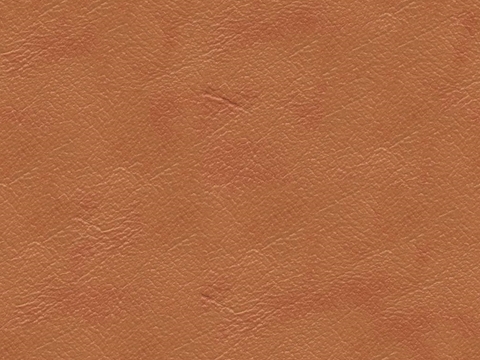 Orange fine-grain leather