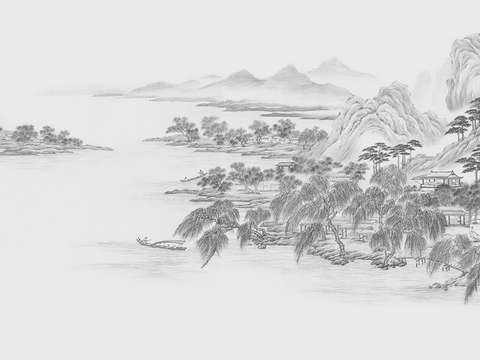 Chinese Landscape Mural 24