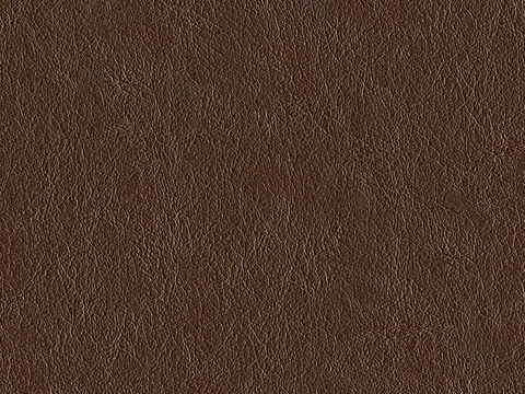 Orange fine-grain leather