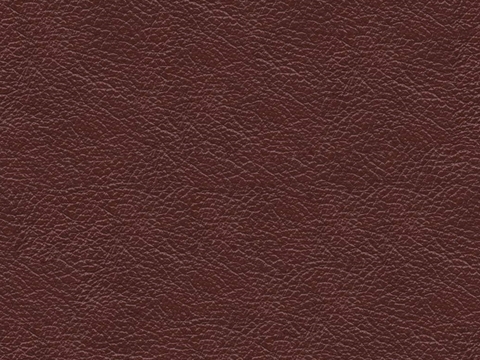 Red fine grain leather