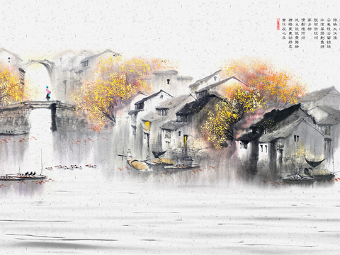 Chinese Landscape Mural 21