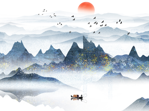 Chinese Landscape Mural 17