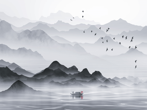 Chinese Landscape Mural 5