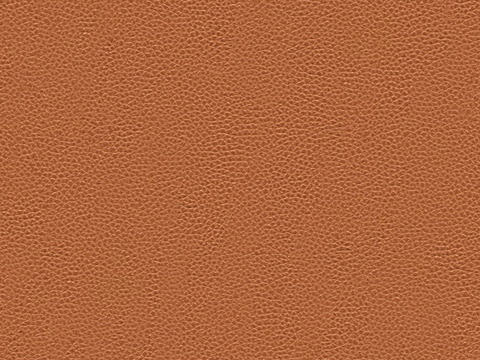 Orange fine-grain leather