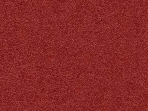 Red fine grain leather