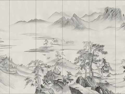 Chinese Landscape Mural 13