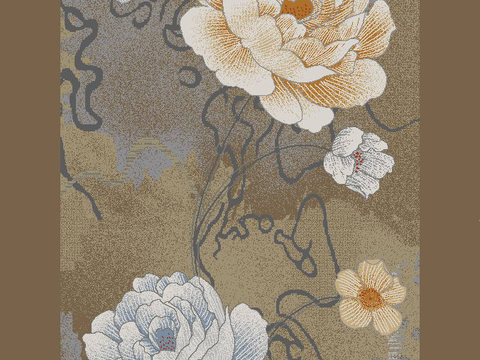 Lotus carpet Chinese carpet