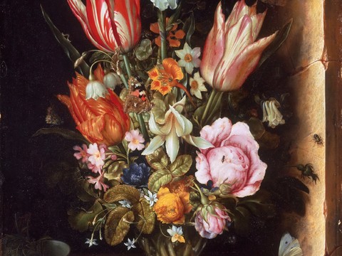 Flower Still Life Oil Painting Abroad