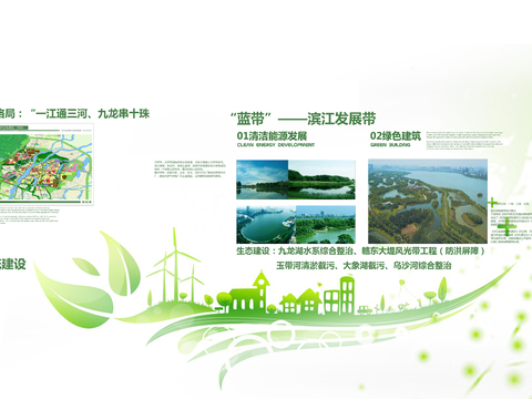 Modern Green Ecological Exhibition Hall Cultural Wall Ecological Environmental Protection