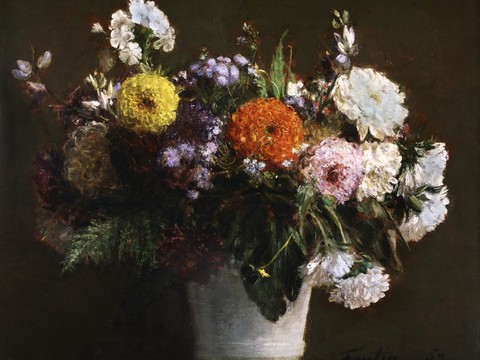 Flower Still Life Oil Painting Abroad