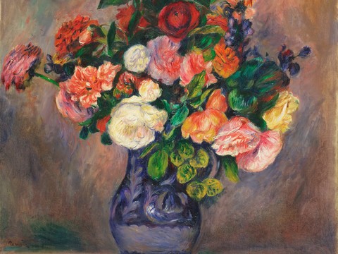 Flower Still Life Oil Painting Abroad