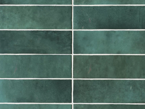 green strip tile