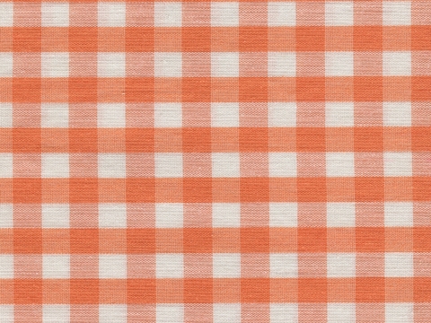 orange plaid