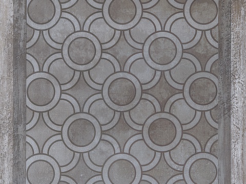 gray antique cement tile