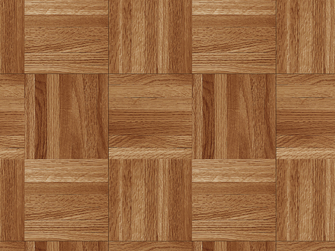 Seamless Geometric Square Parquet Pattern Textured Wood Floor