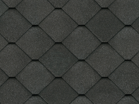 Seamless villa building roof asphalt tiles