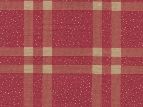 Red plaid fabric