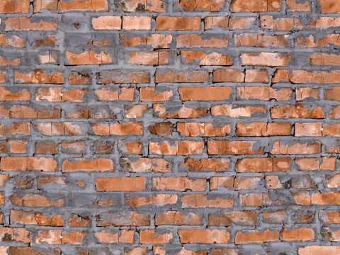 Seamless aging old red brick wall outdoor wall tiles