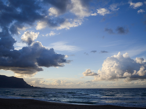 Cloudy sky landscape landscape