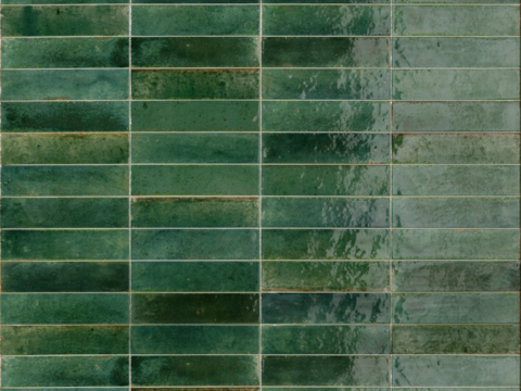 green strip tile