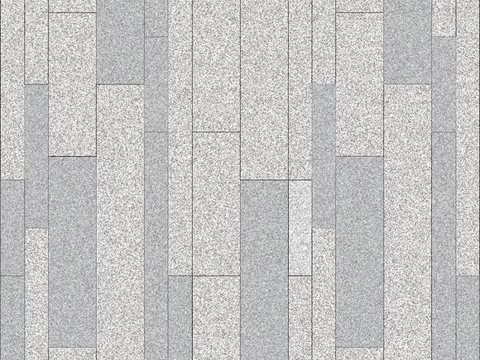 Gray white mosaic stone landscape paving square brick